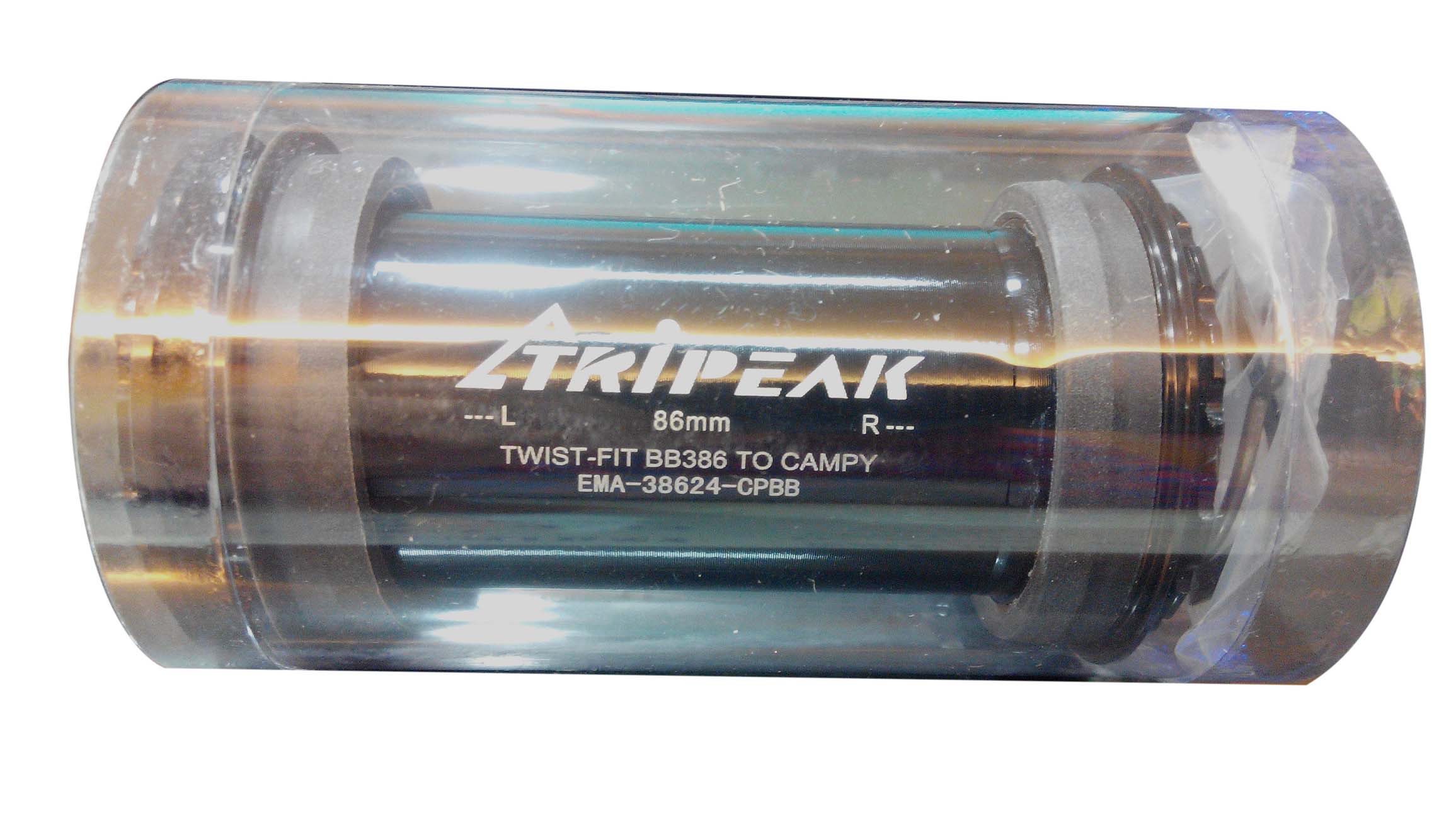 Tripeak Integrated BB386 Twist Fit Bottom Bracket To Shimano Crankset Road