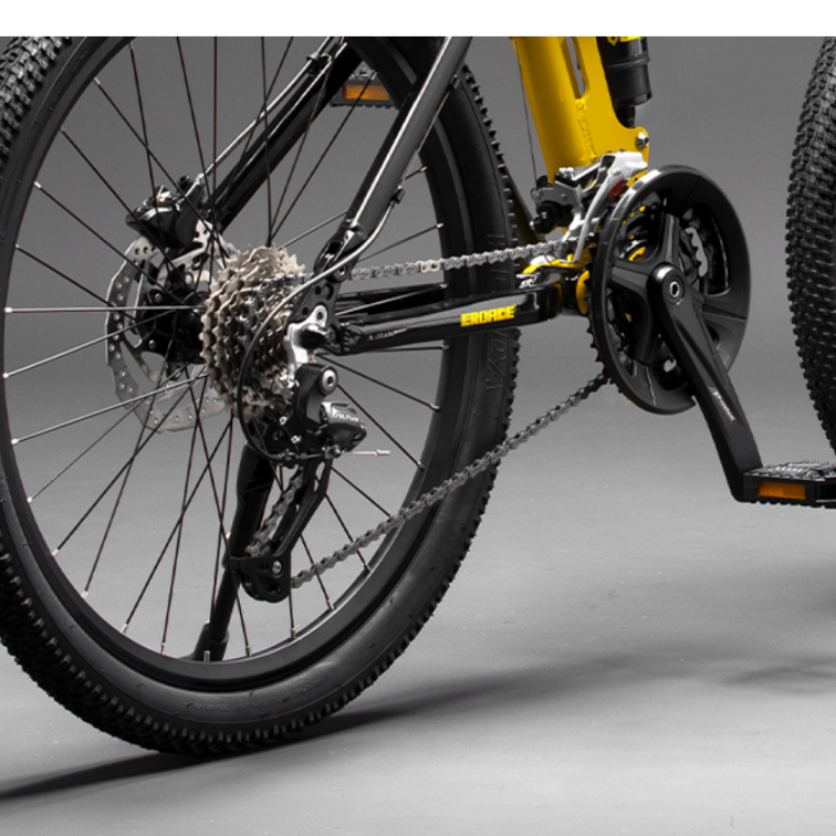 จักรยานพับ EROADE Power Mech-X1 จักรยานเสือภูเขาสไตล์ German โช้คคู่ เฟรมอลูมิเนียม ดิสก์เบรก ระบบเกียร์ Shimano 24sp, ล้อ 26นิ้ว