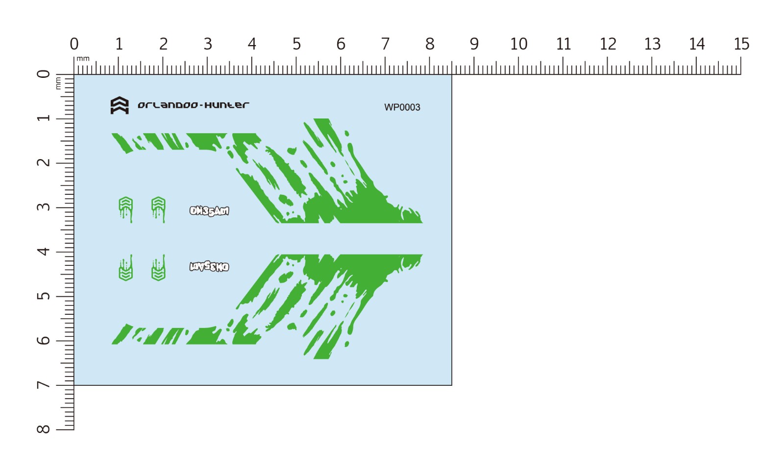 DECAL OH35A01 (GREEN) WP0003