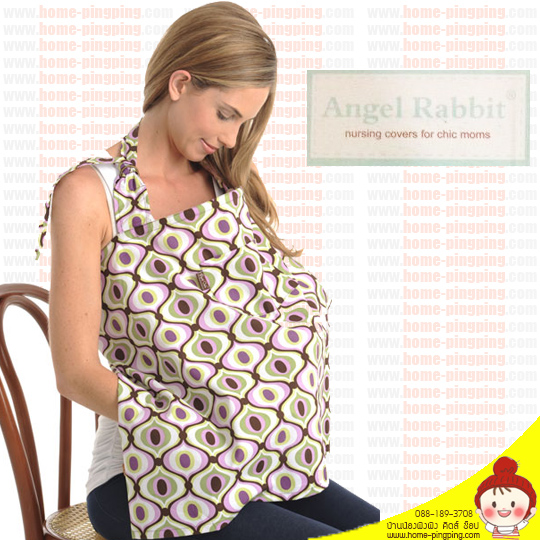 ผ้าคลุมให้นม Angel Rabbit Nursing Cover สำหรับคุณแม่คลุมบังให้นมหรือปั้มนมในที่สาธารณะต่างๆค่ะ