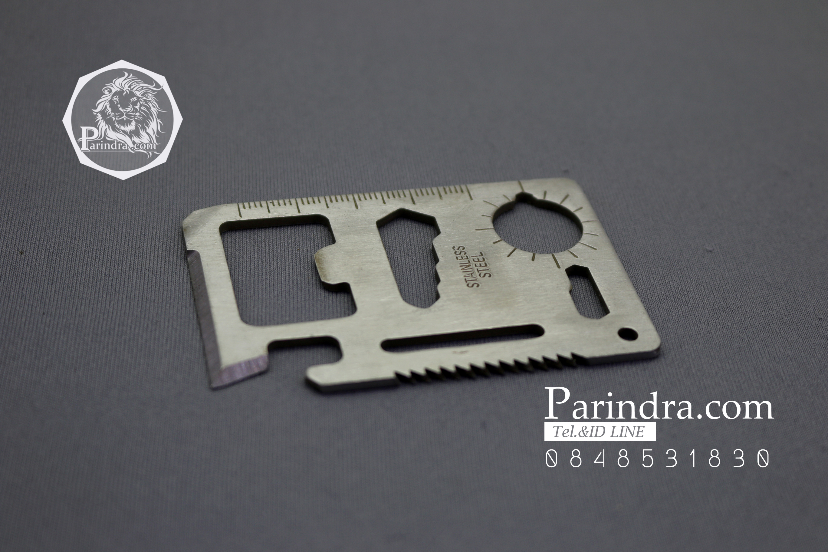 การ์ดสแตนเลส Multitool อเนกประสงค์ ใช้งานได้หลากหลาย