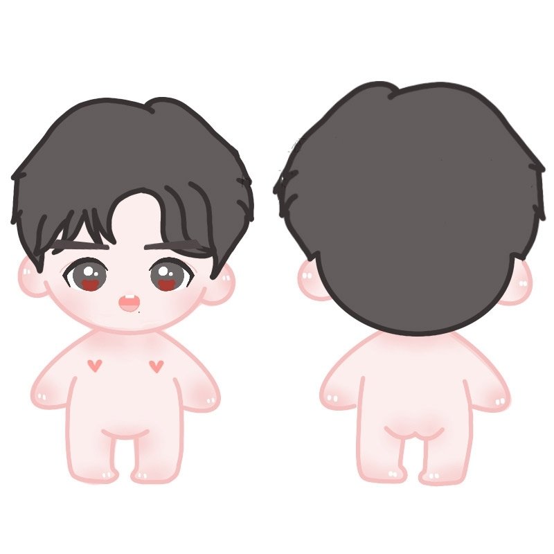 ตุ๊กตาตัวเปล่า เซียวจ้าน (20 cm.)