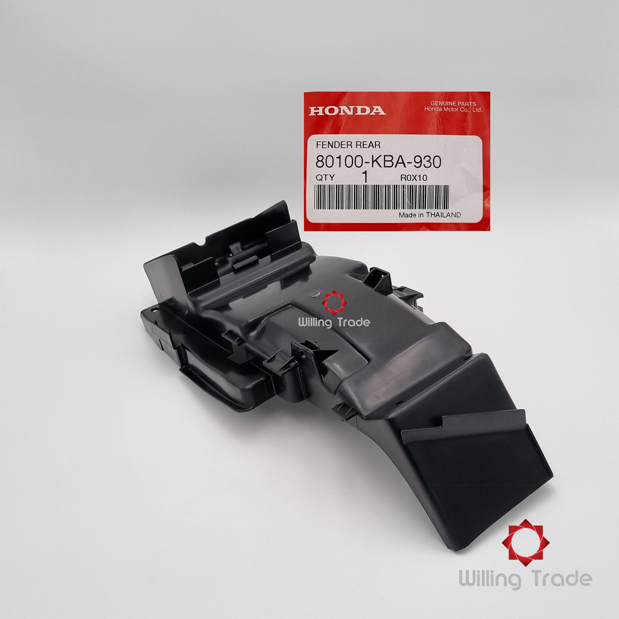 บังโคลนหลัง ตัวใน (WX820) HONDA: (80100-KBA-930) LS125 เก่า ใหม่ ... แพ๊คละ 1 ชิ้น... [แท้ศูนย์ 100%] ...กลุ่มอะไหล่บังโคลนหลัง ... FENDER B, RR.