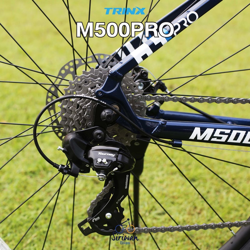 จักรยานเสือภูเขา TRINX M500PRO MTB 29ER เฟรมอลู ชุดเกียร์ 24 สปีด ดุมแบร์ริ่ง ,NEW 2025