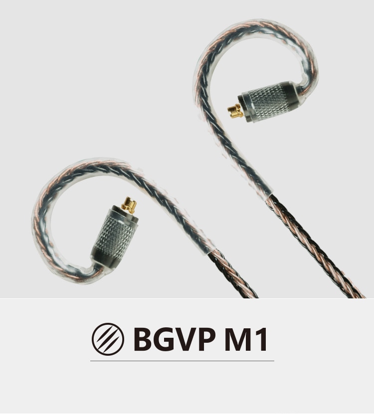 ขาย BGVP M1 สาย OCC พร้อมไมค์ รองรับบลูทูธ 4.2 AptXขั้ว MMCX