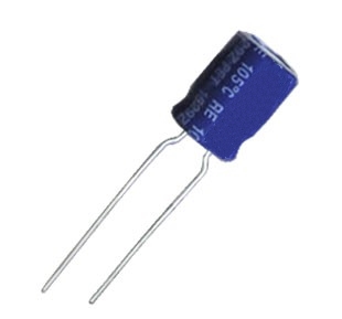 (สั่งขั้นต่ำ 5 ตัว) C คาปาซิเตอร์ 470uF 10V 2000hrs 105°C Size 8x11mm ระยะห่างขา 5.0mm