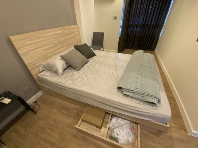 ให้เช่าคอนโด เอช ทู รามอินทรา 21 ห้อง 45 ตร.ม. 2 ห้องนอน เฟอร์ครบ แอร์ 3 เครื่อง ใกล้บิ๊กซี