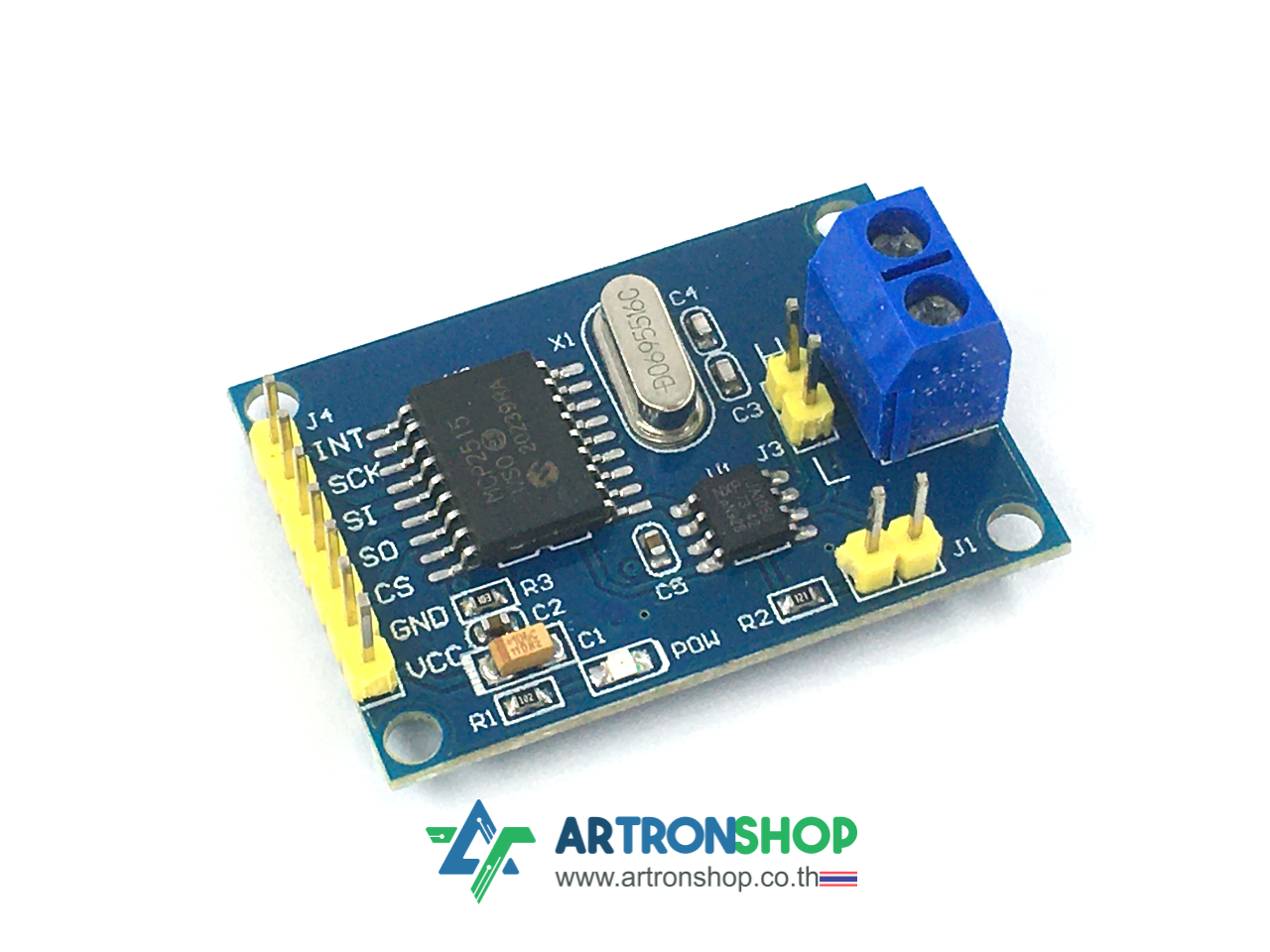 MCP2515 SPI CAN Bus Controller and Driver Module