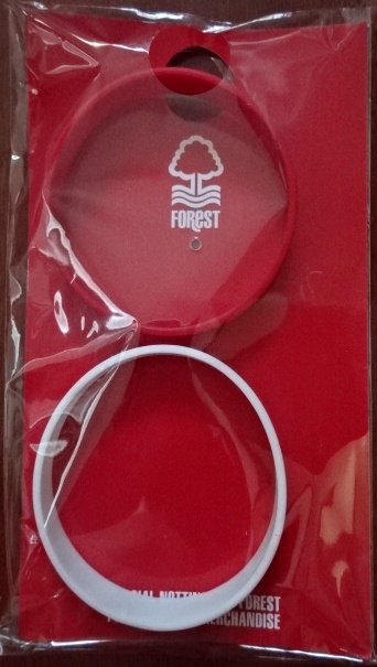 สายรัดข้อมือซิลิโคนฟุตบอล สโมสรน็อตติ้งแฮม ฟอเรสต์ - FOREST ใหม่ / NOTTINGHAM FOREST Football Club Silicone Wristband - FOREST NEW