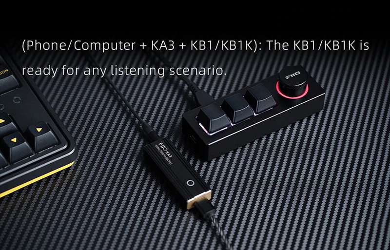 FiiO KB1K คีย์บอร์ด Mechanical สำหรับเครื่องเสียง ตั้งมาโครได้ ประกันศูนย์ไทย