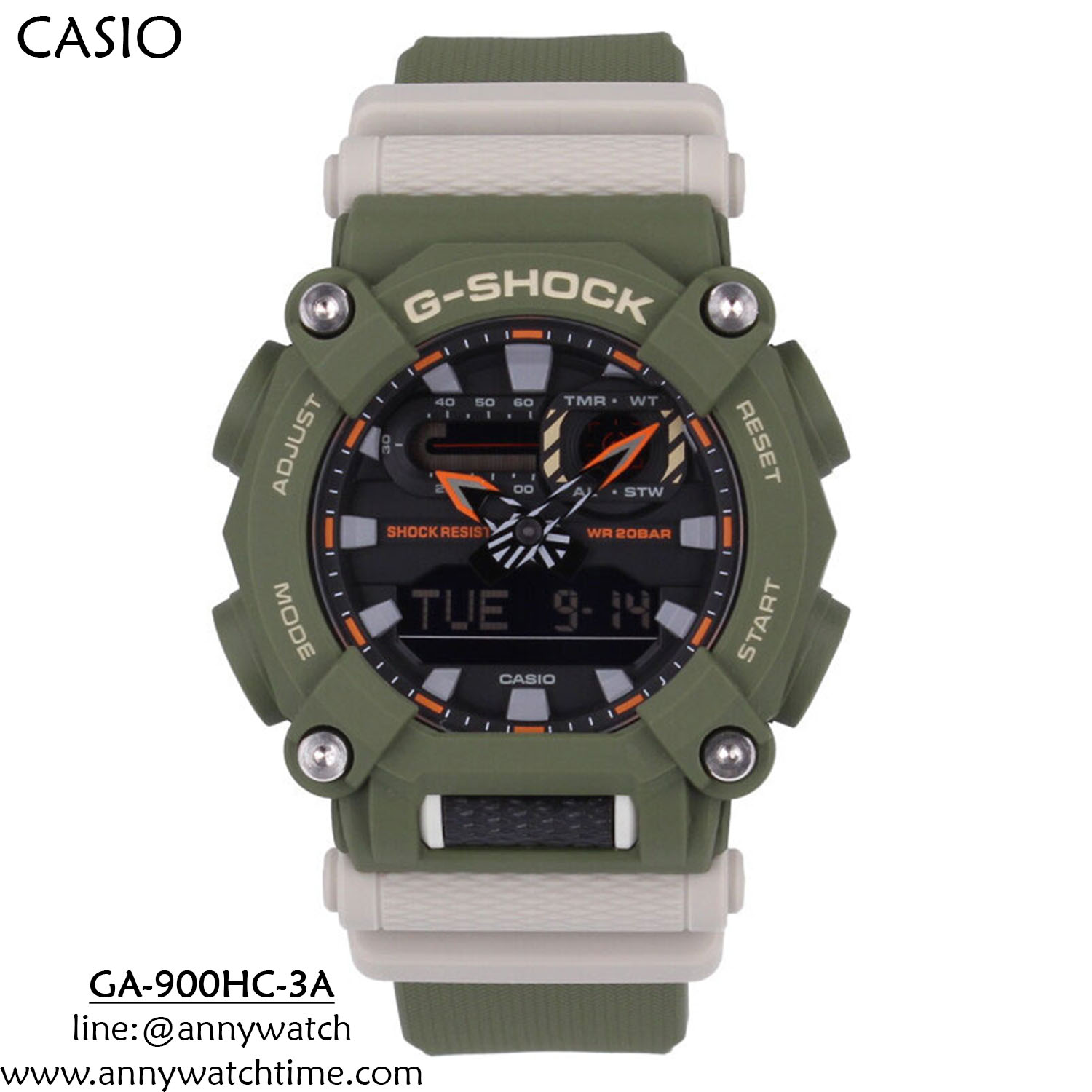 G-SHOCK GA-900HC-3A