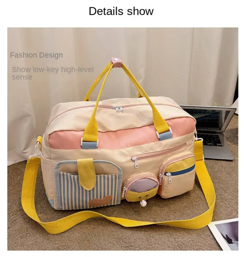 กระเป๋าเดินทางแบบหิ้วพร้อมสายสะพายข้าง รุ่น A-9919 ขนาด ก.47*ส.27*ก้น 22 ซม.