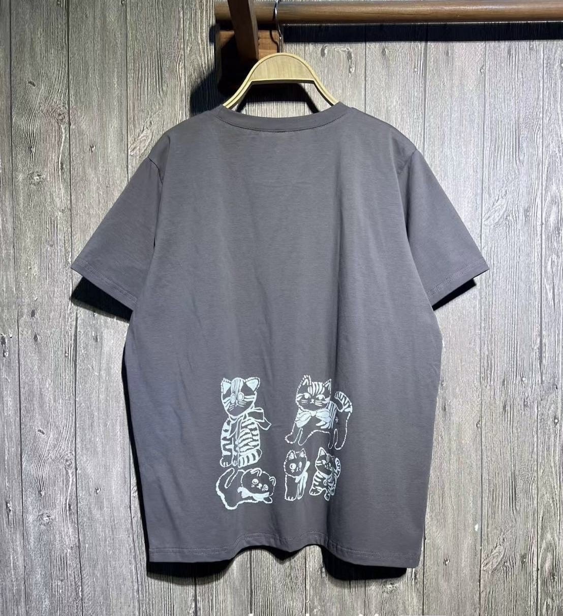 เสื้อยืดสกรีนลายแมว 9am