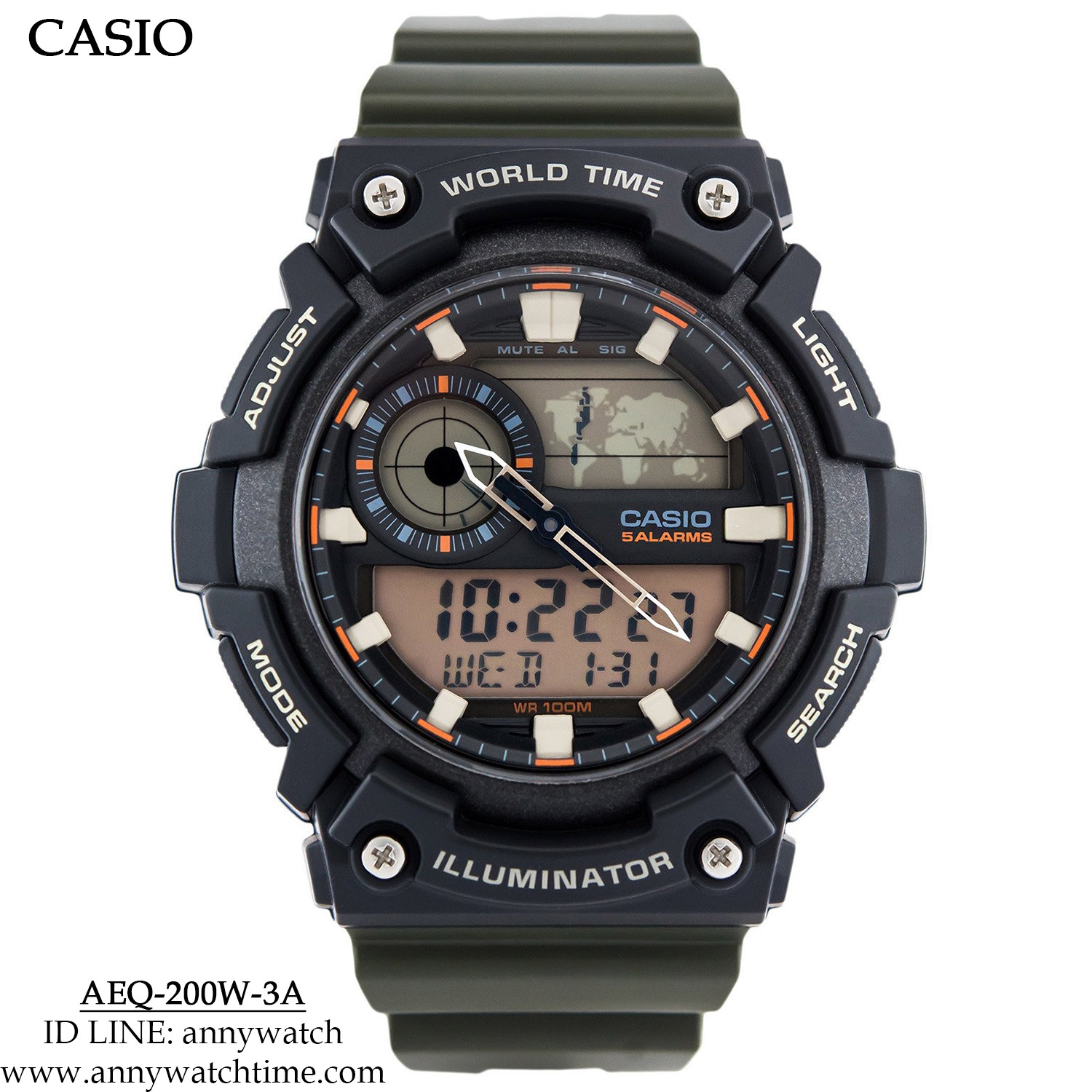 CASIO AEQ-200W-3A