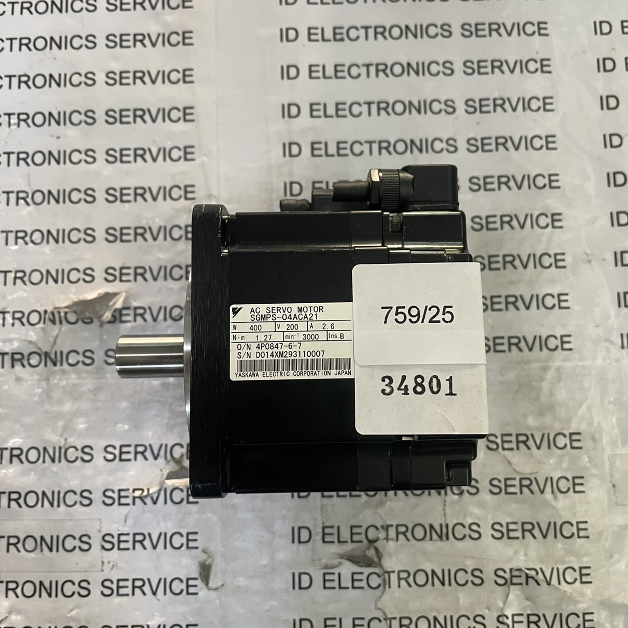 SGMPS-04ACA21 SERVO MOTOR " YASKAWA "