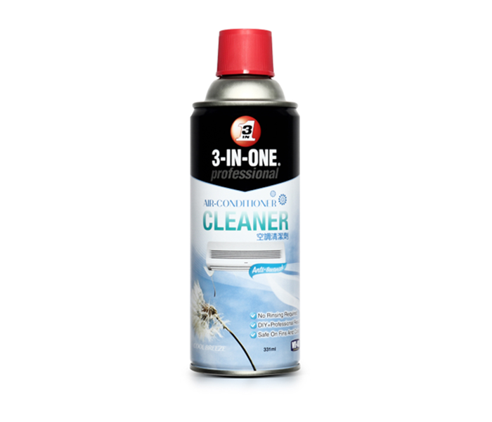 สเปรย์โฟมล้างแอร์ 3-IN-ONE ขนาด 331ml. สำหรับทำความสะอาด, ล้างสิ่งสกปรกแผงคอล์ยเย็นของแอร์โดยไม่ต้องล้างน้ำออก Pn.W051-0146 (แท้) ##