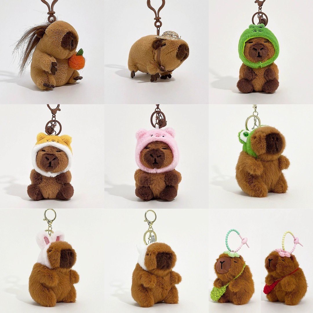 PRE. พวงกุญแจ แบบเจนนี่~ น้องคาปิบาร่า ลิขสิทธิ์แท้ 100% (นำเข้า 9-14 วัน)