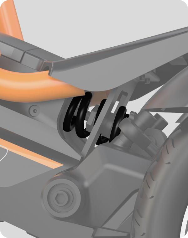 สกูตเตอร์ไฟฟ้า PXID Bestride Pro Electric Scooter New Design 3 Wheel 1000W, batt 48v 23.4Ah มาตรฐานยุโรป (F2)