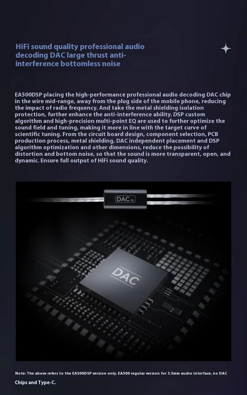 Simgot EA500DSP หูฟัง IEMs มี DAC บอดี้โลหะผสมหล่อ เปลี่ยนท่อเสียงได้ รองรับ Hi-Res ประกันศูนย์ไทย