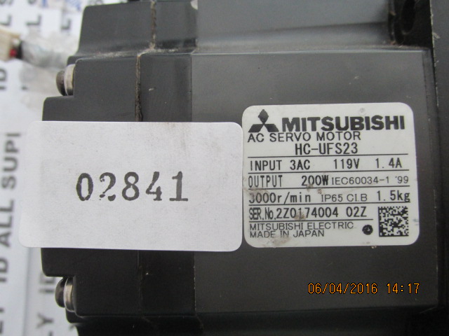SERVO MOTOR “ MITSUBISHI ” รุ่น HC-HFS23