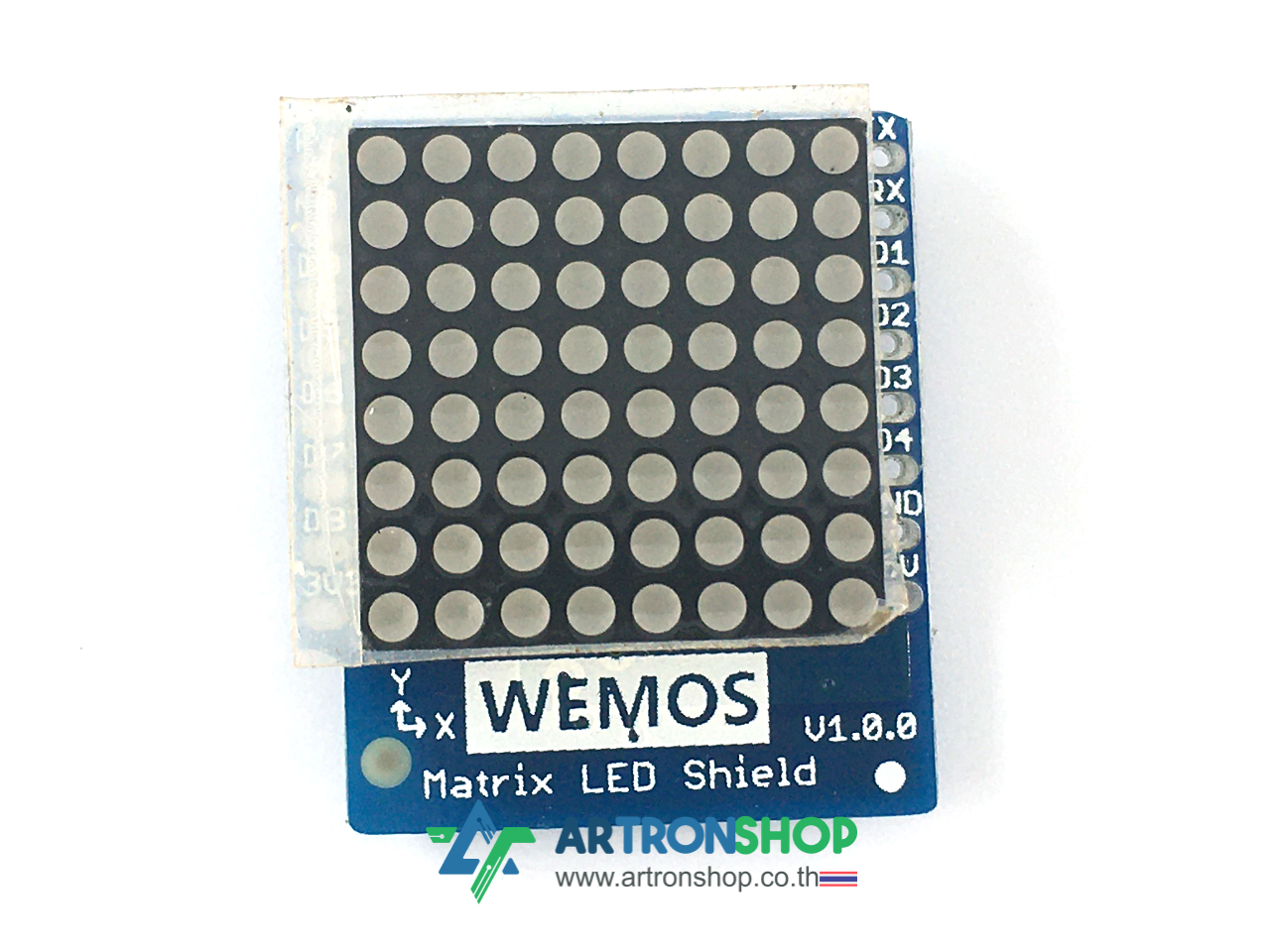 Matrix LED Shield V1.0.0 for WEMOS D1 mini