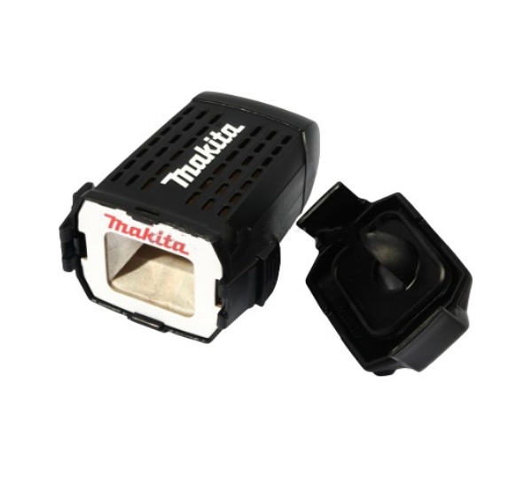 กล่องเก็บฝุ่น เครื่องขัดกระดาษทรายกลมไร้สาย Makita มากีต้า BO4558, BO5031, BO5040, BO5041, DBO180 Pn.135246-0 (แท้) ##(*)