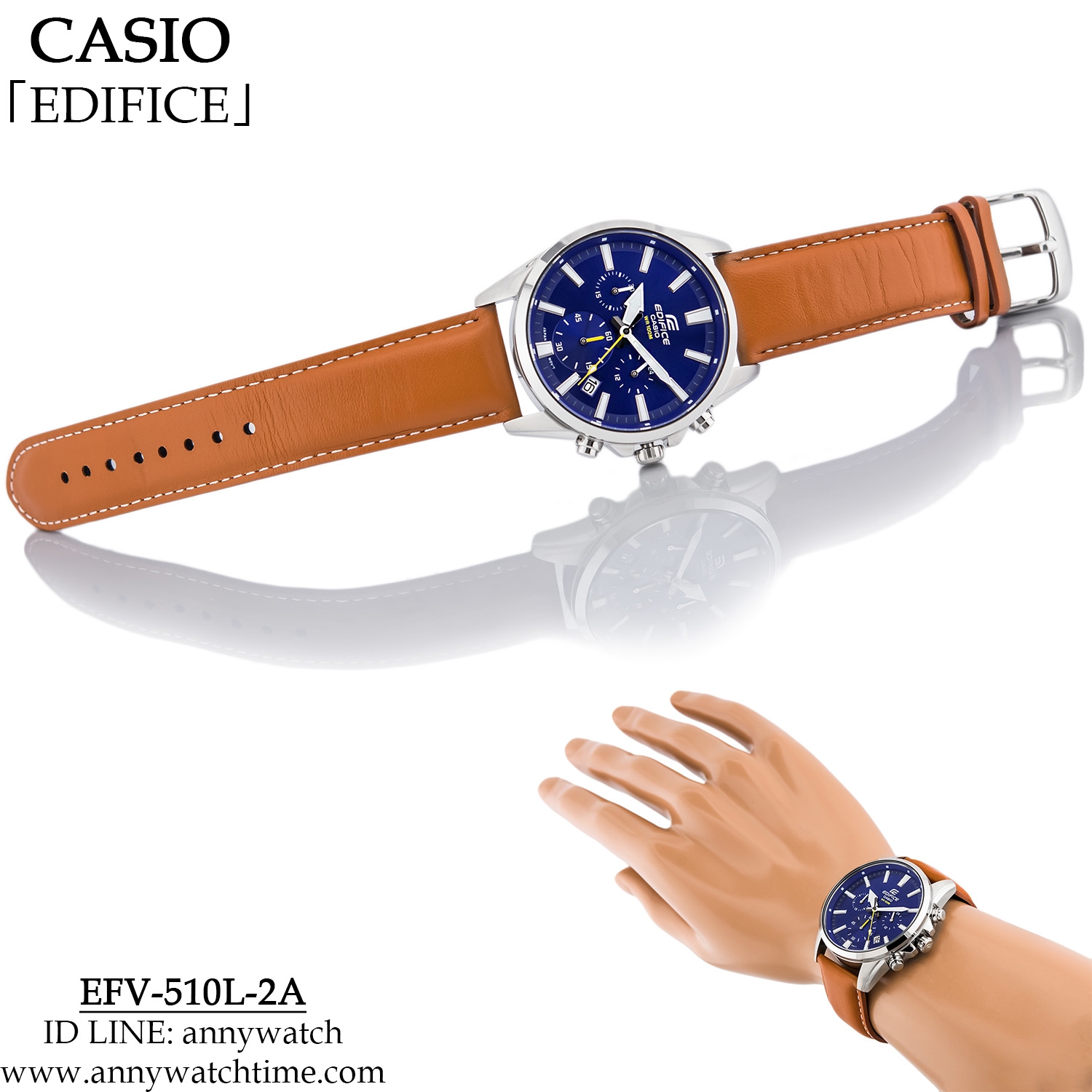 EDIFICE EFV-510L-2A - จำหน่ายนาฬิกาของแท้ 100% รับซ่อมนาฬิกา 