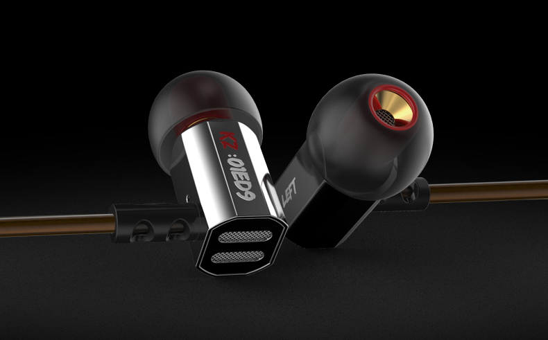 ขายหูฟัง KZ ED9 หูฟังเสียงดี เปลี่ยนท่อเสียงปรับเบสได้ มี 2 สี