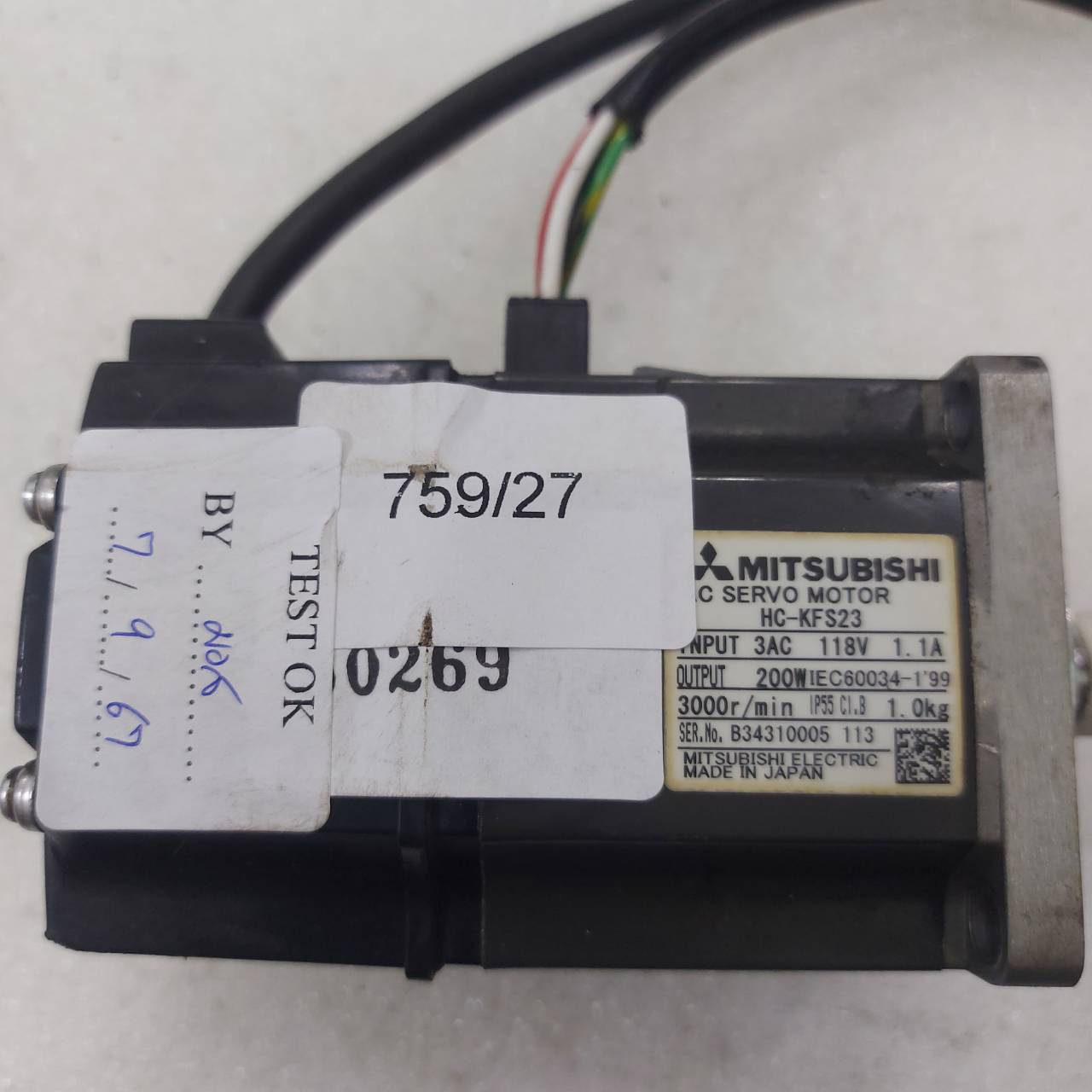 HC-KFS23 SERVO MOTOR " MITSUBISHI "