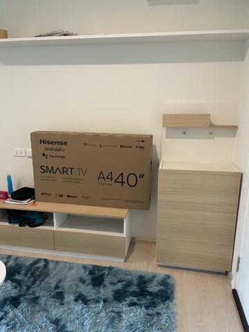 ให้เช่าคอนโดเดอะ คิทท์ พลัส พหลโยธิน-คูคต ตึกC ชั้น3 ห้อง 28 ตร.ม.ห้องใหม่ เฟอร์ครบ แอร์ 2 ตัว