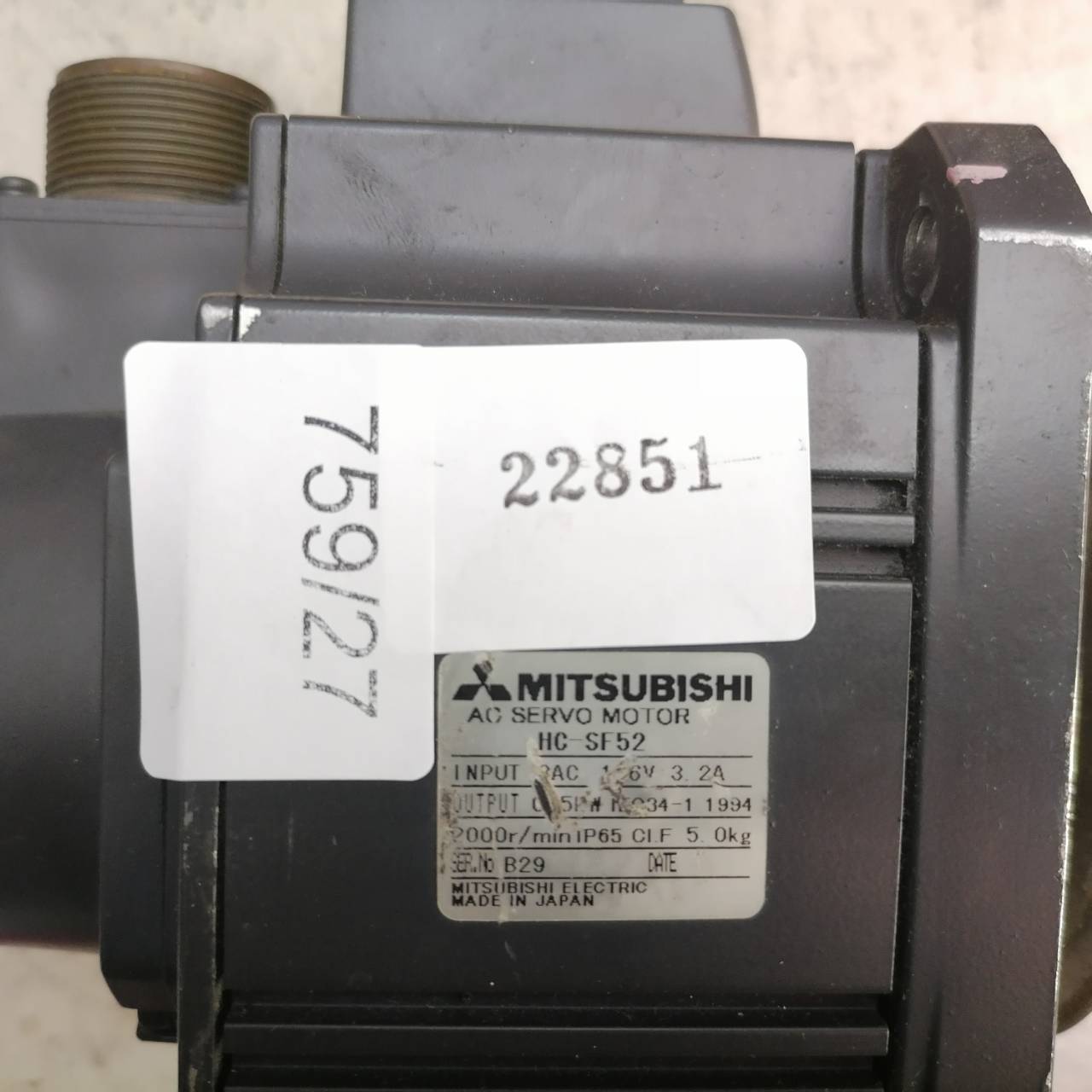 HC-SF52 SERVO MOTOR “ MITSUBISHI ”