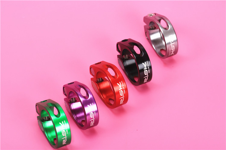 รัดหลักอาน RISK alloy Bolt Seatpost Clamp มีแต่ 31.8 (แบบยึดน็อต) K89