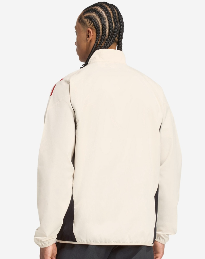 เสื้อแจ็คเก็ตลิเวอร์พูลอาดิดาส 25/26 Domestic Training สีขาวของแท้