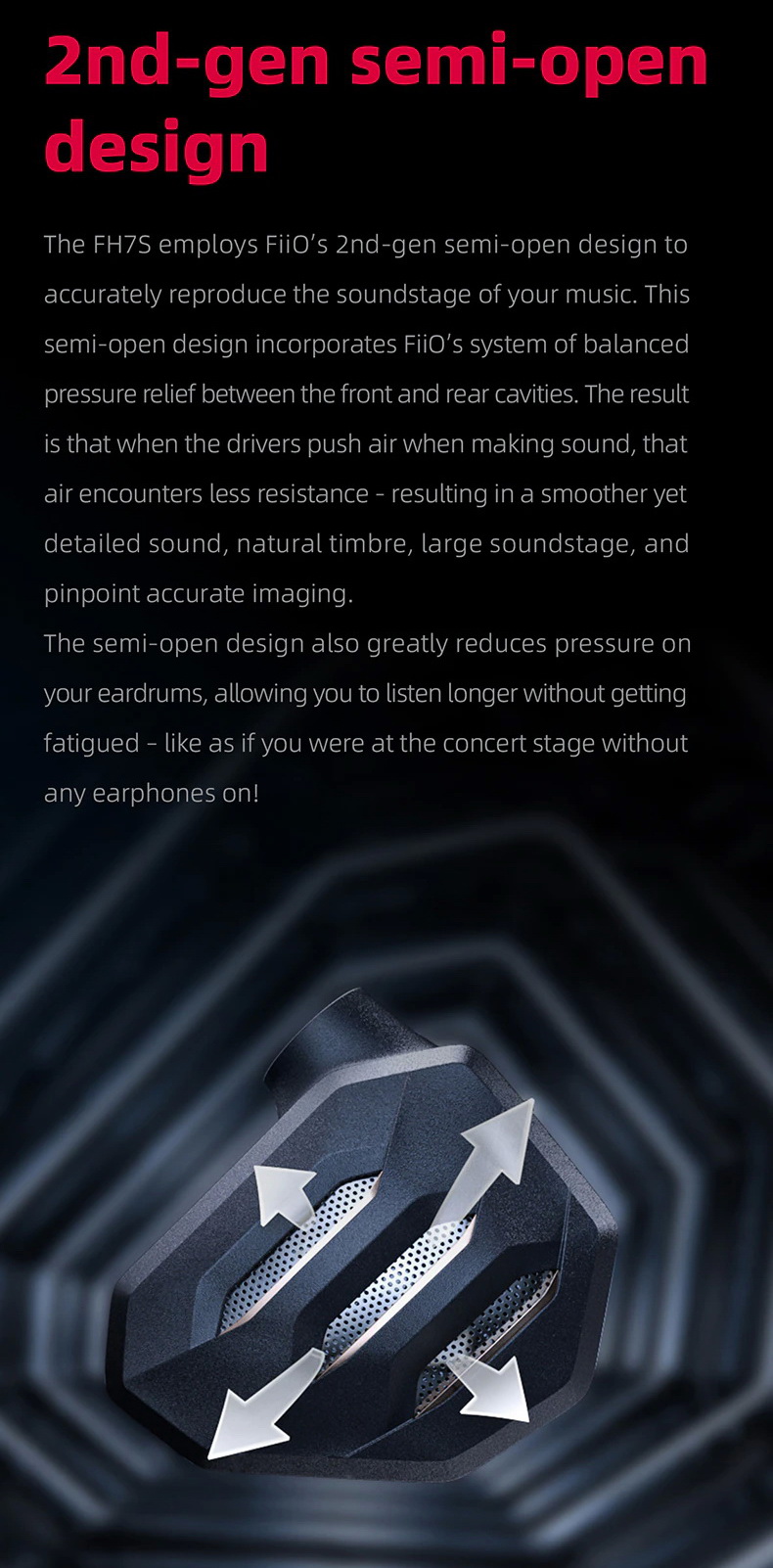 FiiO FH7S หูฟังแบบ 4BA Knowles และ 1Dynamic ขนาด13.6mm รองรับ Hires ประกันศูนย์ไทย