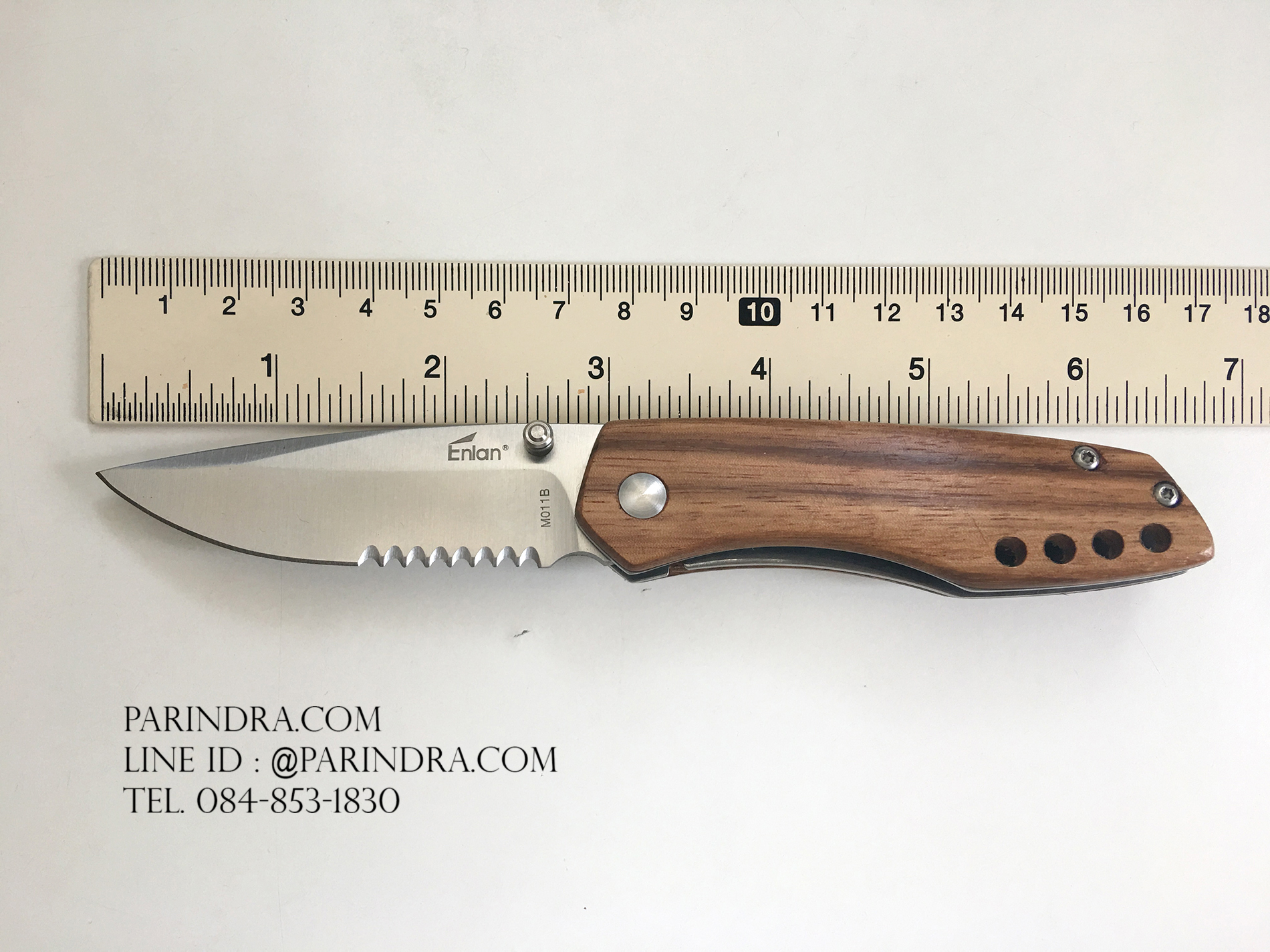 มีดพับ Enlan M011B 8Cr13MoV Stainless Blade ใบหยัก (ของแท้ 100%)