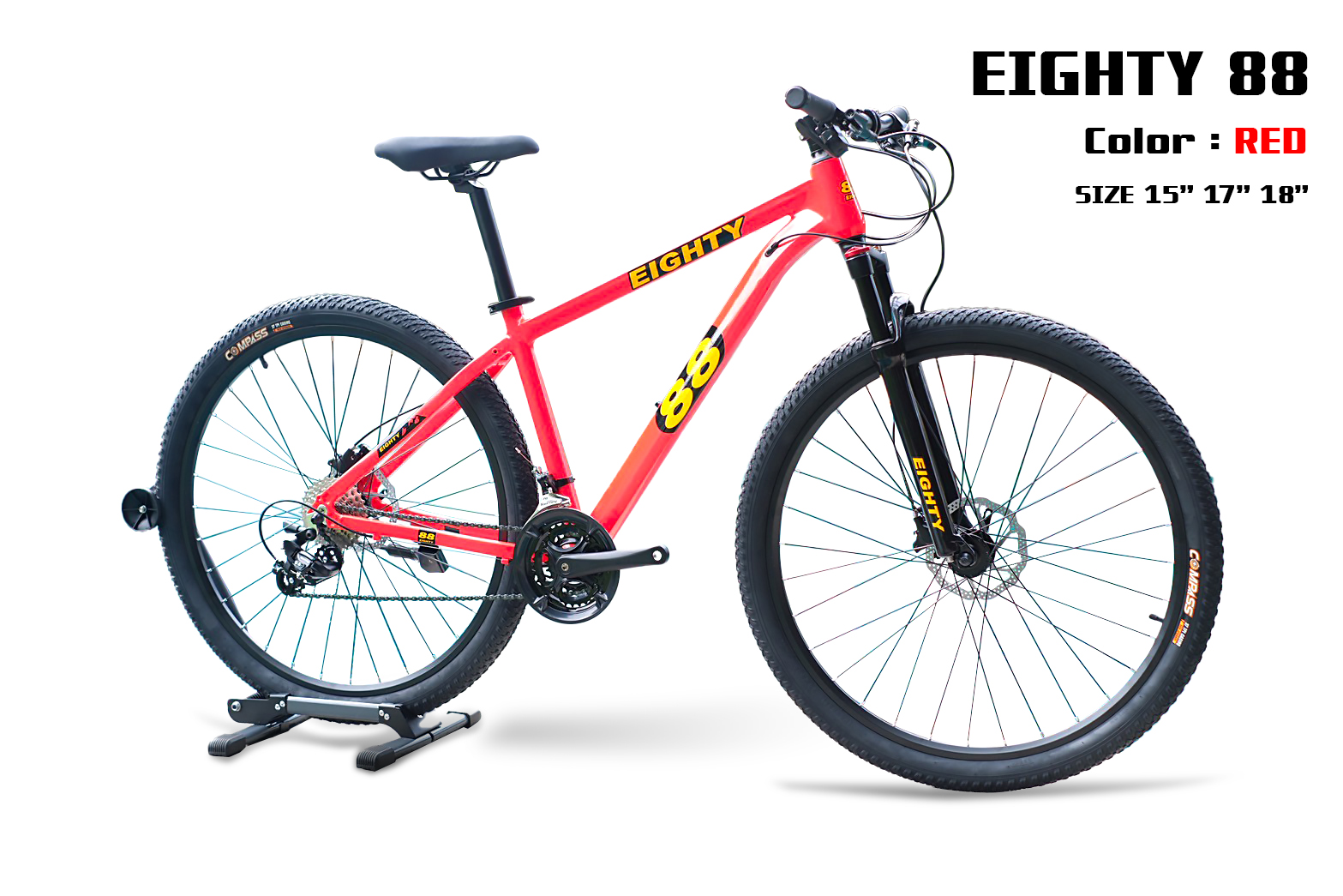 88 GIGHTY 2025 Mountain Bike – 24-Speed | 29" Wheels | Aluminum Frame with 5-Year Warranty!