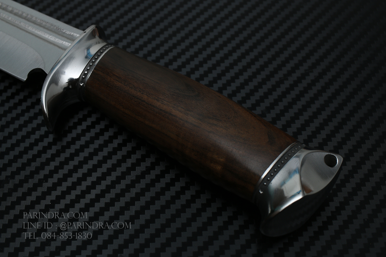 มีดใบตาย Wolf R15 ด้ามไม้คลาสสิค สวยงาม