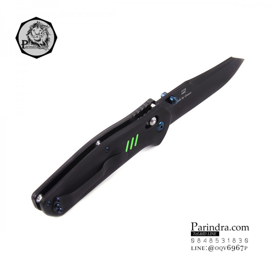 มีดพับ Ganzo รุ่น KNIFE FIREBIRD F7563 BK ด้ามสีดำใบมีดำ ของแท้ 100%