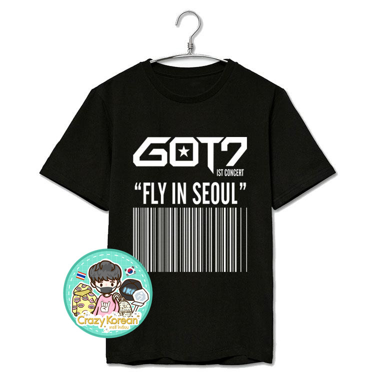 เสื้อยืด (T-Shirt) GOT7 - FLY IN SEOUL