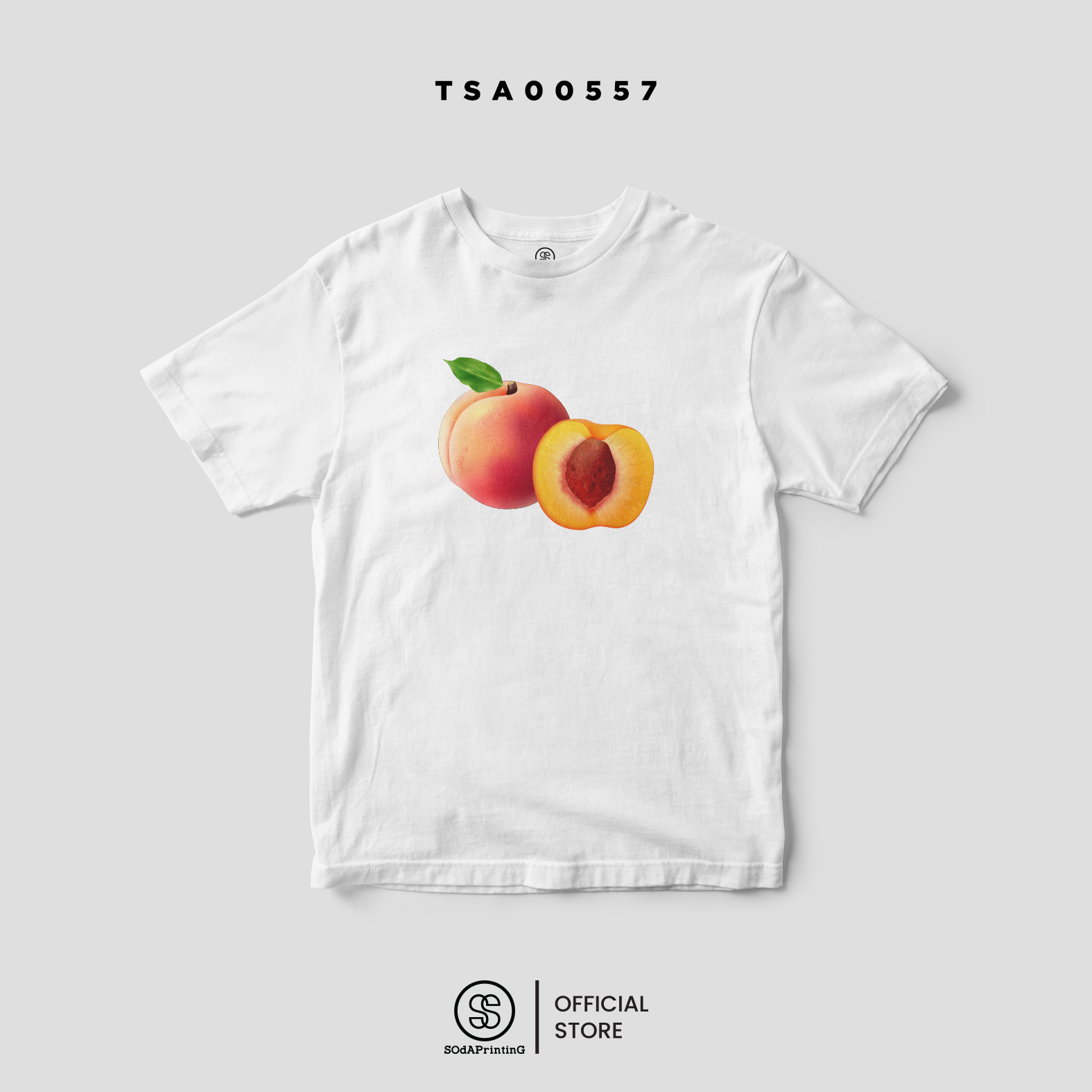 เสื้อยืด พิมพ์ลาย ผลไม้ Fruity Soda Collection รหัส TSA00554-TSA00559 #Fruity #SOdAtee #SOdAPrintinG