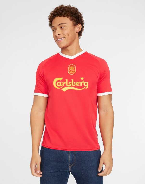เสื้อลิเวอร์พูลย้อนยุค 01-03 Euro Home ของแท้