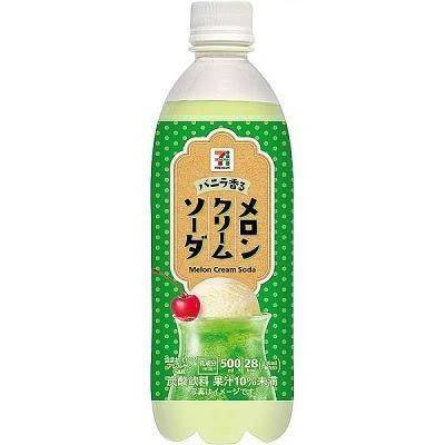 7-11 premium melon cream soda 500ml