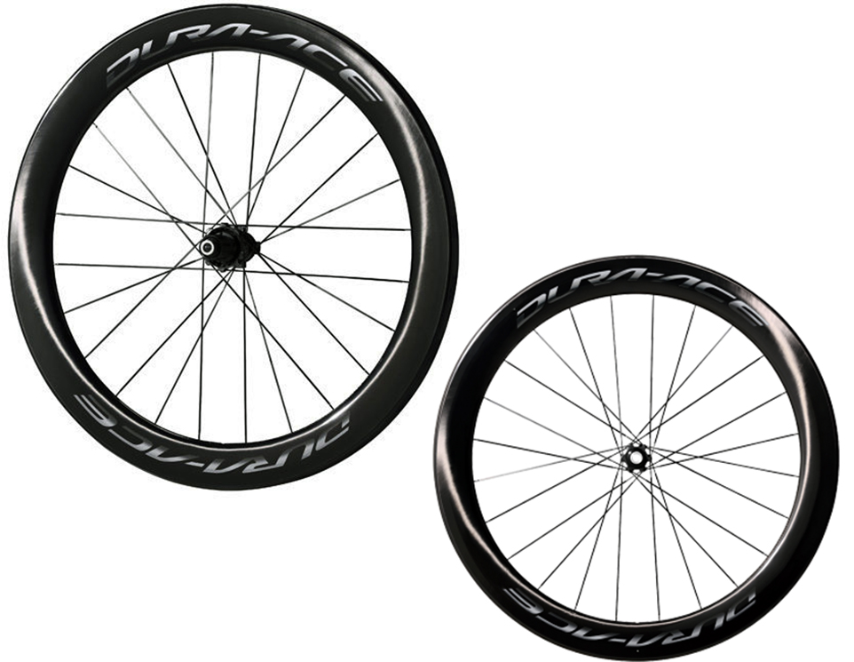 วงล้อดิส DURA-ACE 700C WH-R9170C60-TU, FULL CARBON, Tubular, E-THRU 12MM, 11-SPD (มีถุงใส่ล้อให้) (Made in JAPAN)