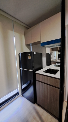 ให้เช่าคอนโด นิว ครอส คูคต สเตชัน ตึก B 27 ตร.ม.ทิศเหนือ เฟอร์ครบ มีเครื่องซักผ้า ติดรถไฟฟ้าคูคต