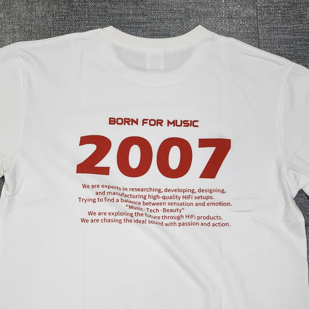 เสื้อ FiiO เสื้อยืดคอกลมแฟชั่น ลาย FiiO 2007-2023 สำหรับแฟนเพลง FiiO ตัวยง