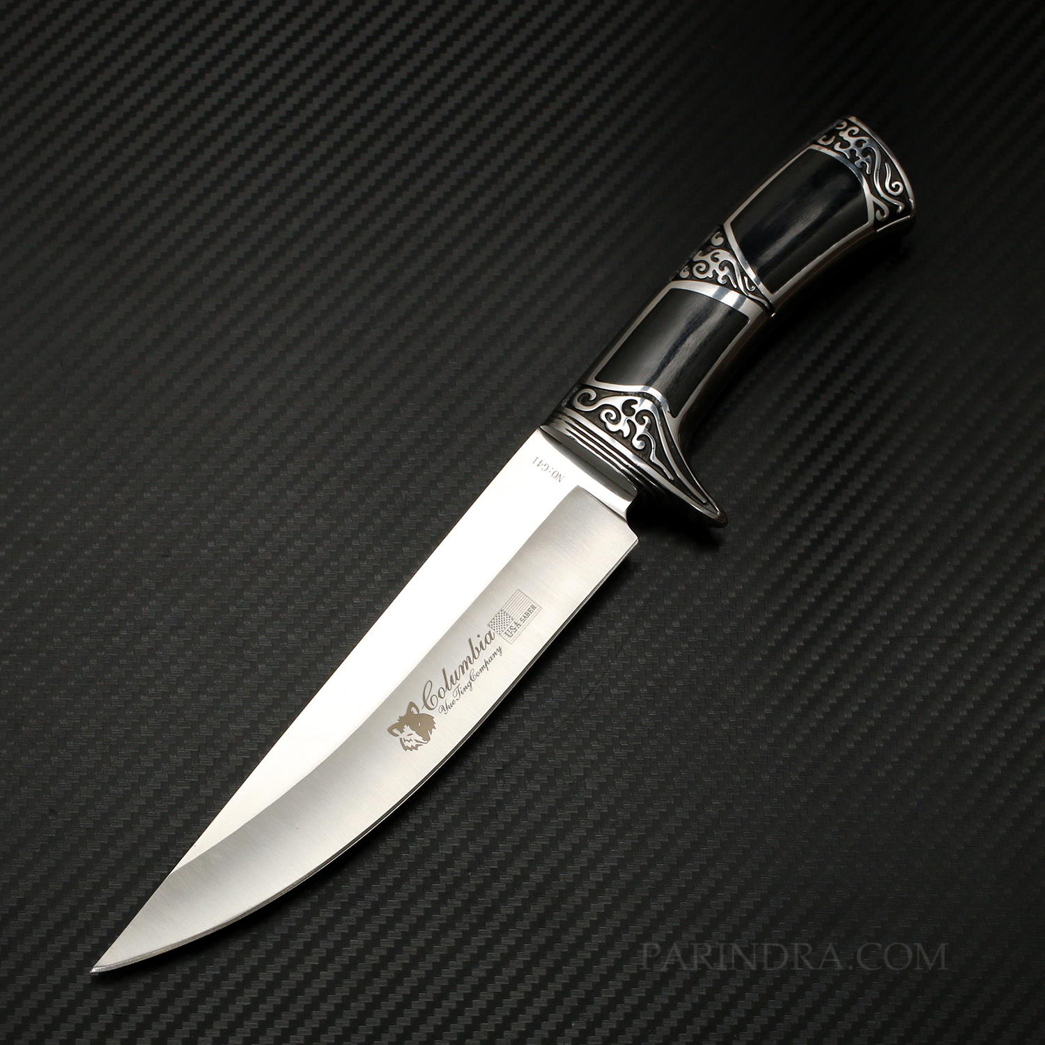 มีดเดินป่า COLUMBIA รุ่น G41 ด้ามลายสวย คมมาก