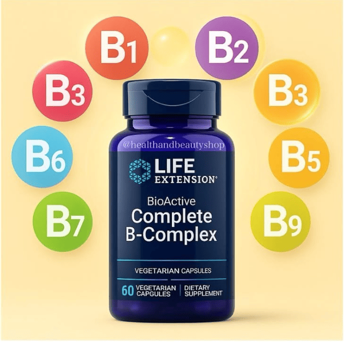 Life Extension, BioActive Complete B-Complex 60 Veg Capsules