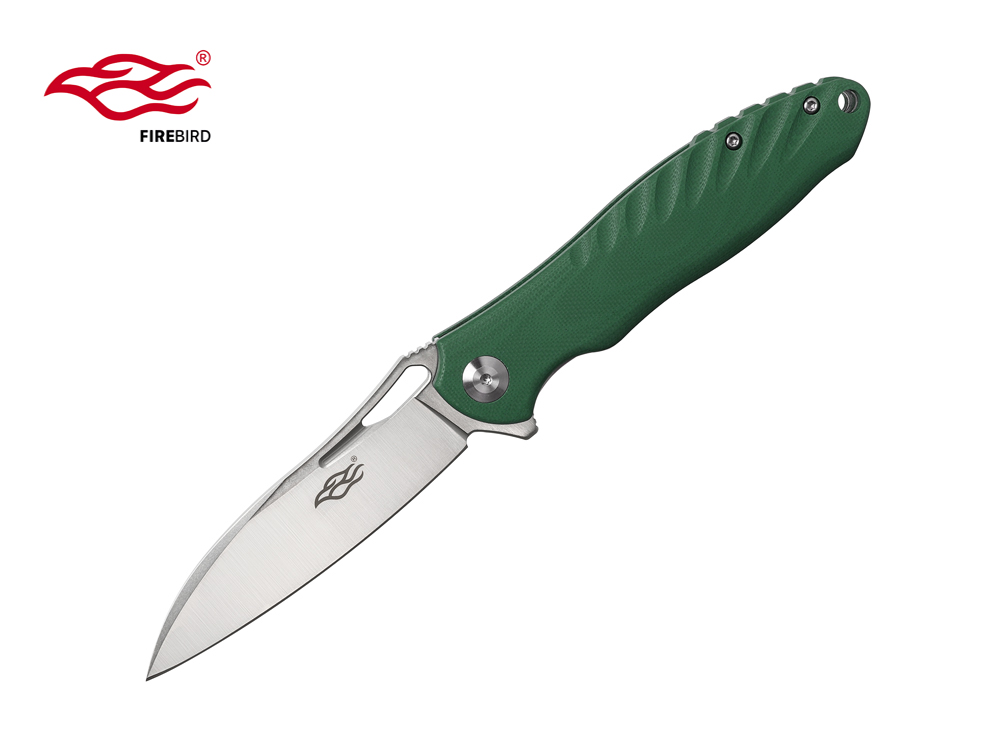 มีดพับ Ganzo กานโซ่ รุ่น FH71-GB / D2 Steel / ด้าม G10 สีเขียวแก่ ของแท้ 100%
