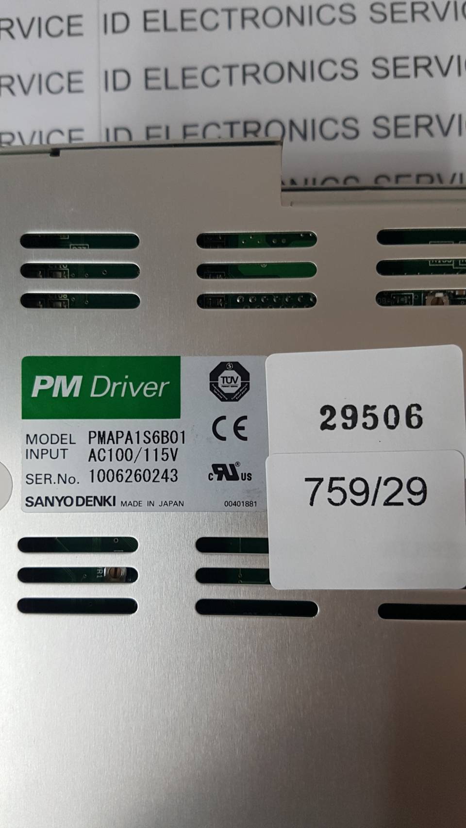 PMAPA1S6B01 SERVO DRIVE " SANYO DENKI "