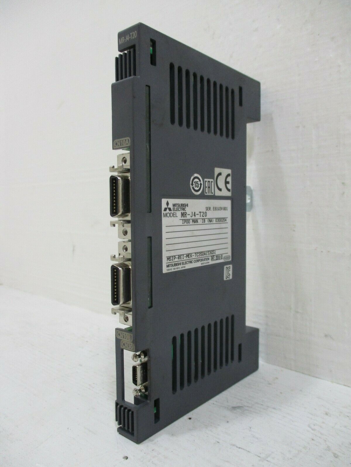 SERVO DRIVE " MITSUBISHI " รุ่น MR-J4-T20